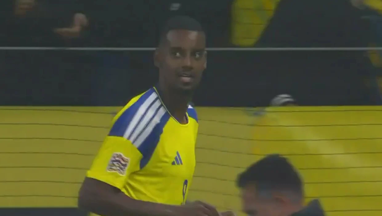 Alexander Isak y Victor Gyokeres lideraron con goles el debut triunfal de Suecia en Nations League
