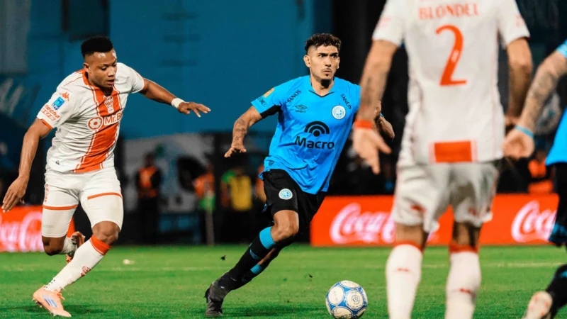 Belgrano y Huracán empataron 1 a 1 en un partido eléctrico y polémico