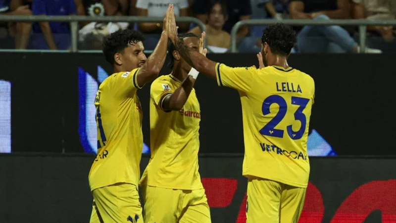 Hellas Verona eliminó a Cagliari y va por Roma en Coppa Italia
