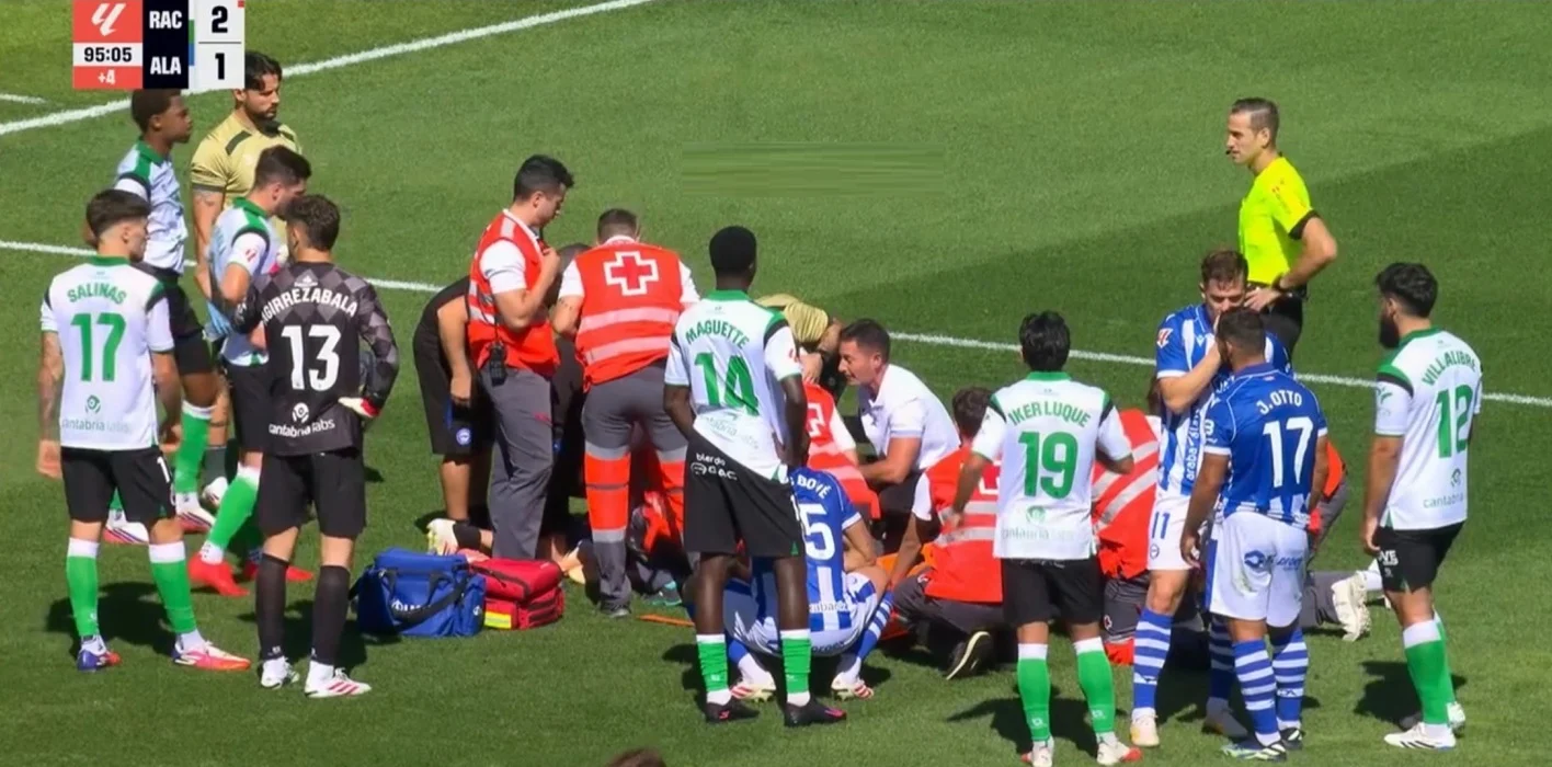 Protocolo de conmoción en La Liga: alarma por fuerte golpe a Aitor Mañas