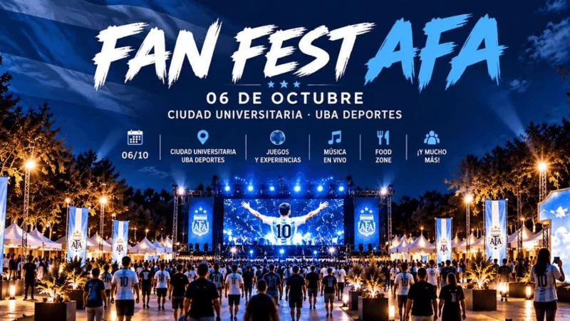La AFA tendrá una Fan Zone en el día de la despedida de Lionel Messi de la Selección Argentina