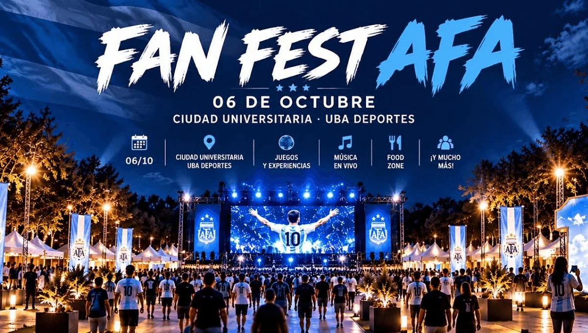 La AFA tendrá una Fan Zone en el día de la despedida de Lionel Messi de la Selección Argentina