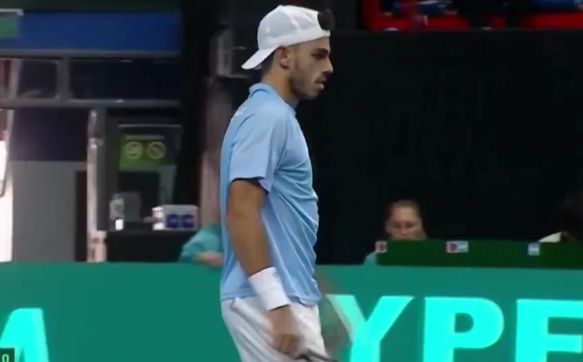 Francisco Cerúndolo necesitó 28 minutos para ganar 6-0 el primer set de Argentina vs Turquía en Copa Davis