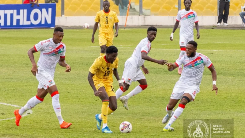 Gambia dio el golpe venciendo a Ghana como visitante