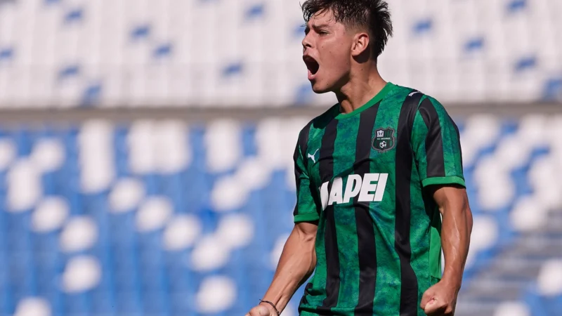 Benjamín Domínguez marcó su primer gol con Sassuolo