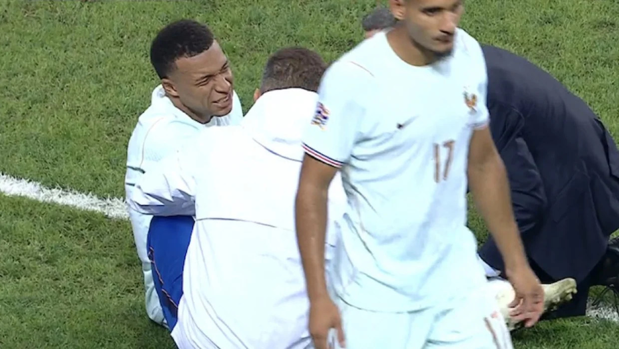 Kylian Mbappé se lesionó la rodilla y encendió alarmas en Francia y Real Madrid