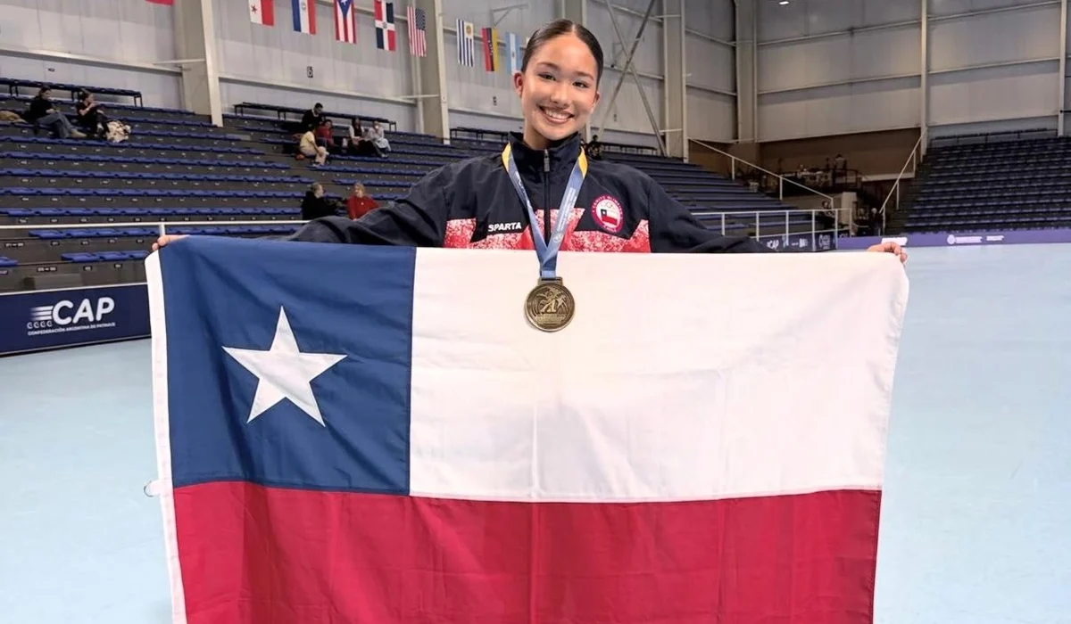 Josefa Ramos fue medalla de oro de patinaje artístico