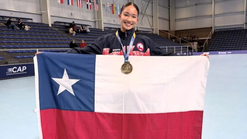 Josefa Ramos fue medalla de oro de patinaje artístico