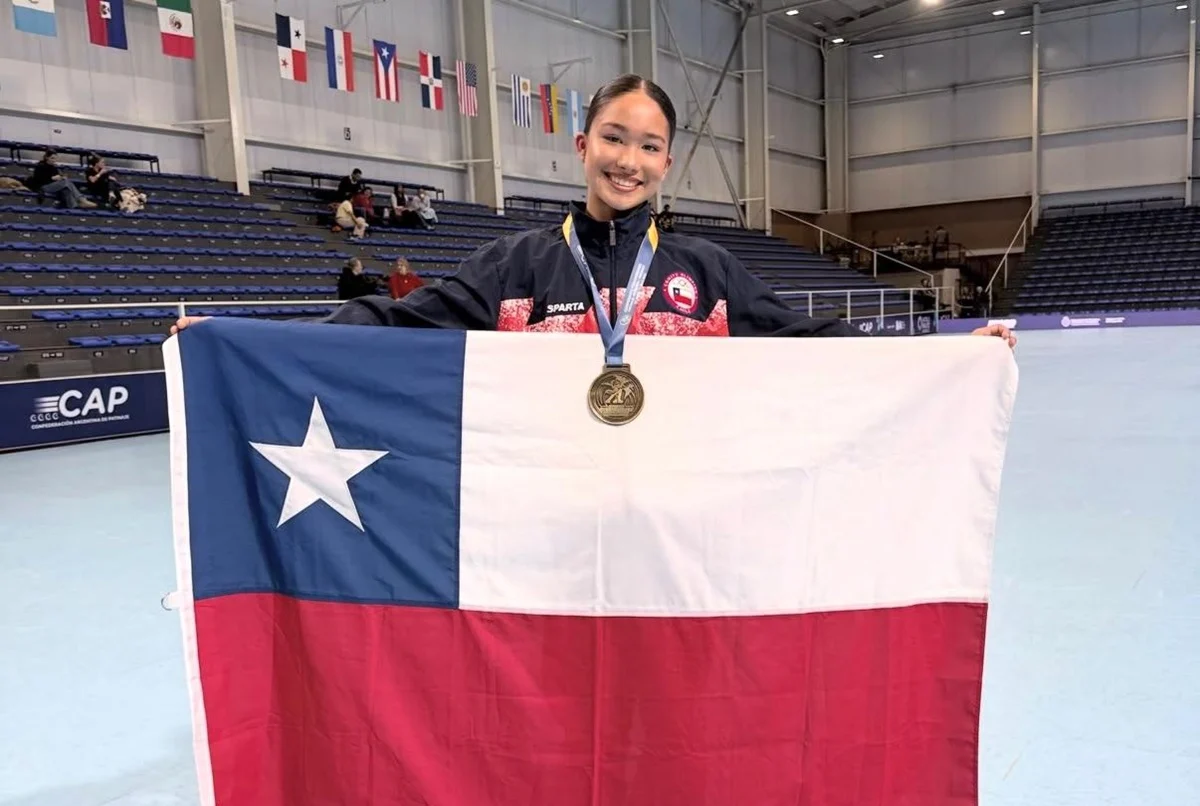 Josefa Ramos fue medalla de oro de patinaje artístico