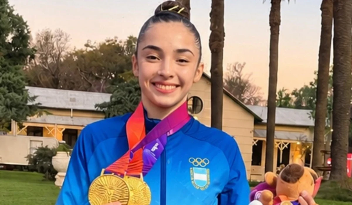 Julieta Lucas brilló en los Odesur con cinco medallas en gimnasia