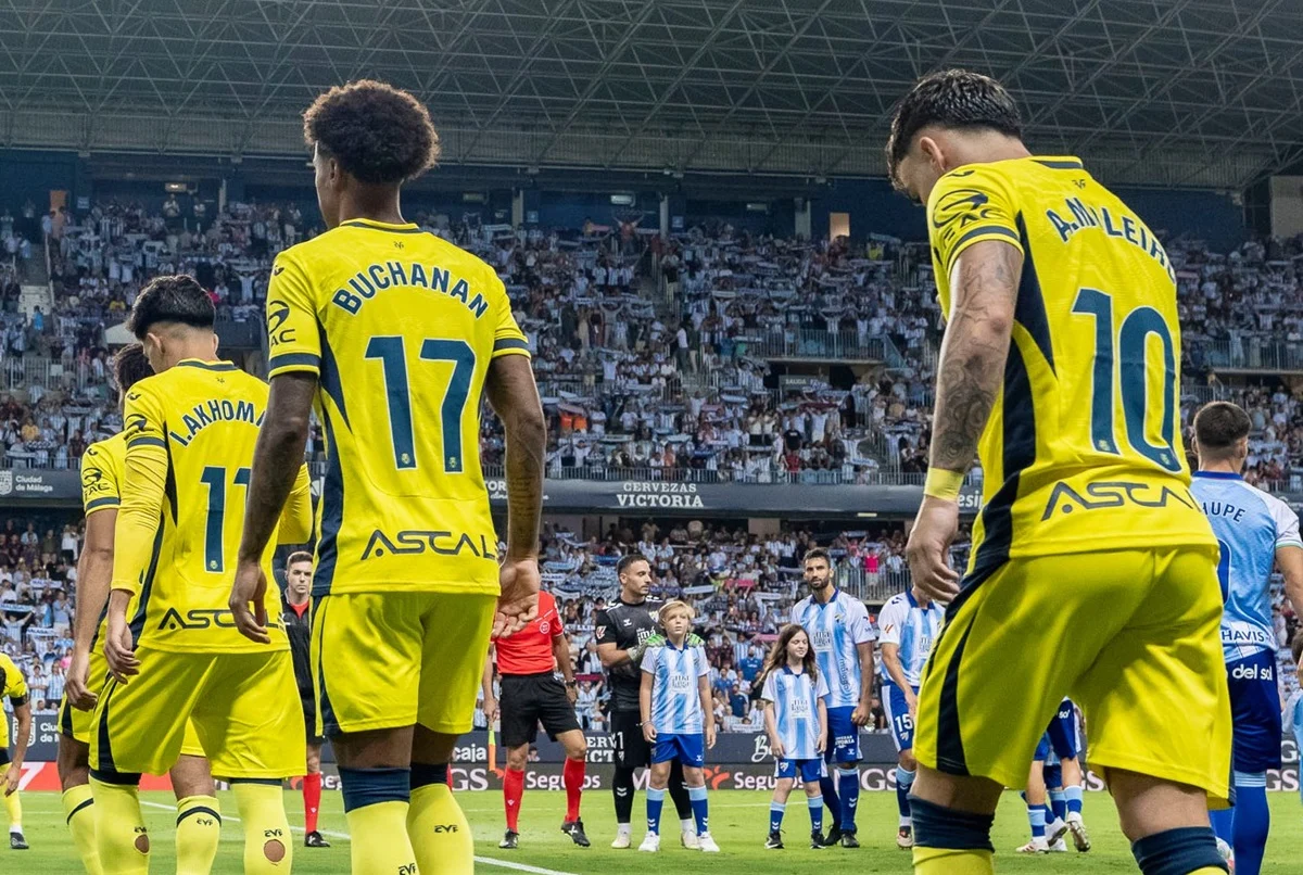 Villarreal cortó su mala racha y derrotó a Málaga