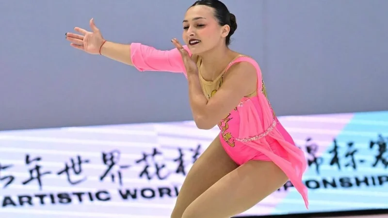 Micaela Lopetegui brilló en patinaje artístico en los Odesur