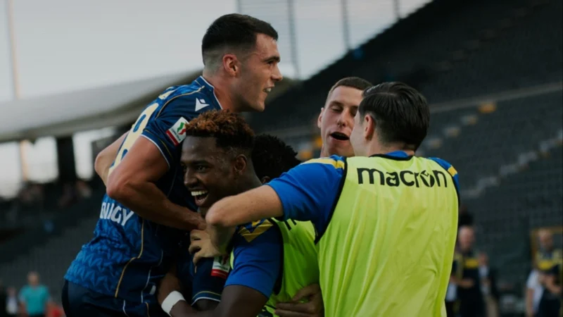 Udinese eliminó a Venezia de Copa Italia con doblete del marfileño Bayo
