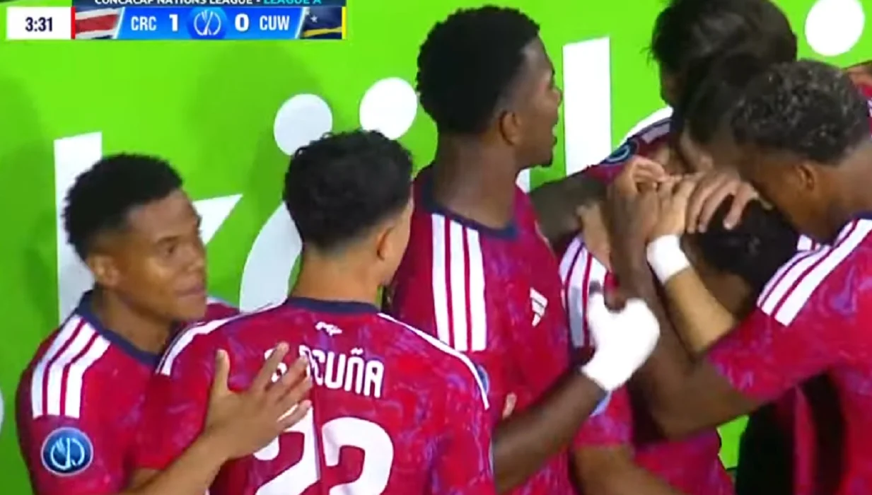 Costa Rica necesitó 3 minutos para abrir la cuenta ante Curazao
