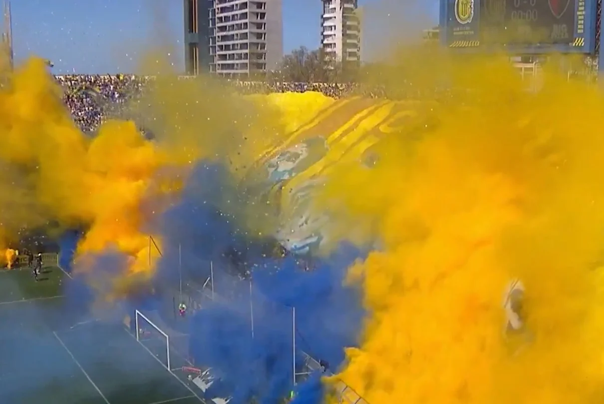 Gran recibimiento de Rosario Central en el clásico ante Newell´s