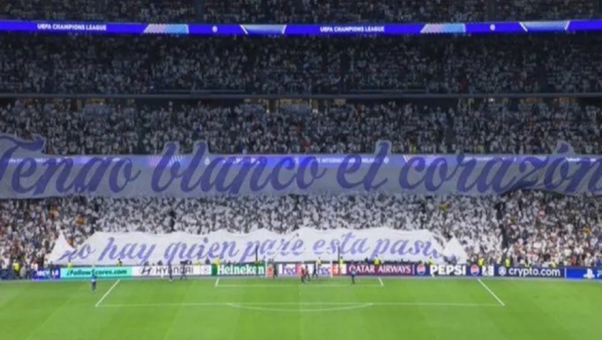 Real Madrid pintó la Champions League con un gran recibimiento