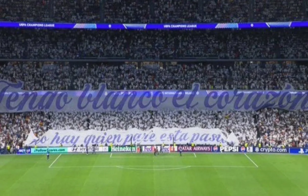 Real Madrid pintó la Champions League con un gran recibimiento