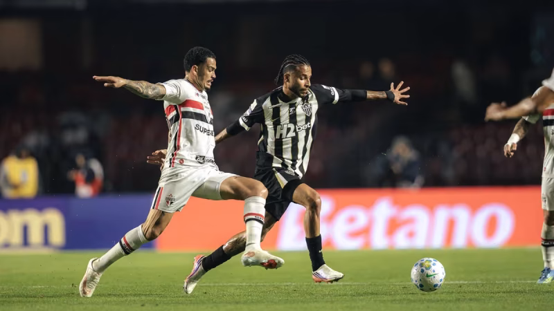 En la antesala del duelo de Sudamericana con Boca, San Pablo venció a Atlético Mineiro con mayoría de titulares