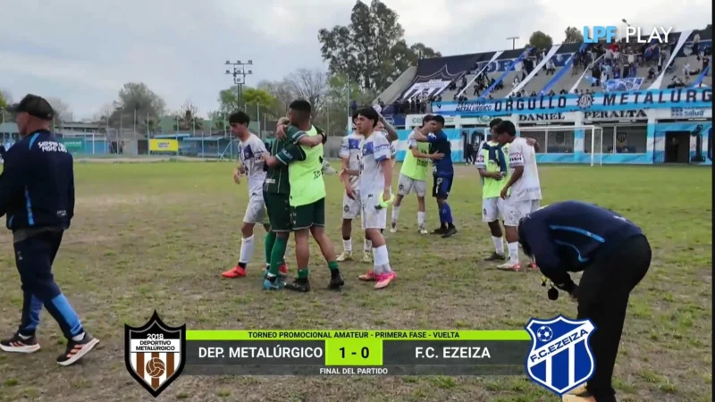 Metalúrgico cumplió con otro triunfo ante Ezeiza y es semifinalista del Reducido