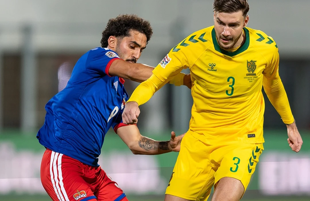 En el comienzo de la UEFA Nations League, Lituania se impuso ante Liechtenstein en Vaduz