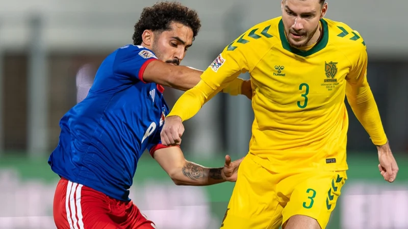 En el comienzo de la UEFA Nations League, Lituania se impuso ante Liechtenstein en Vaduz