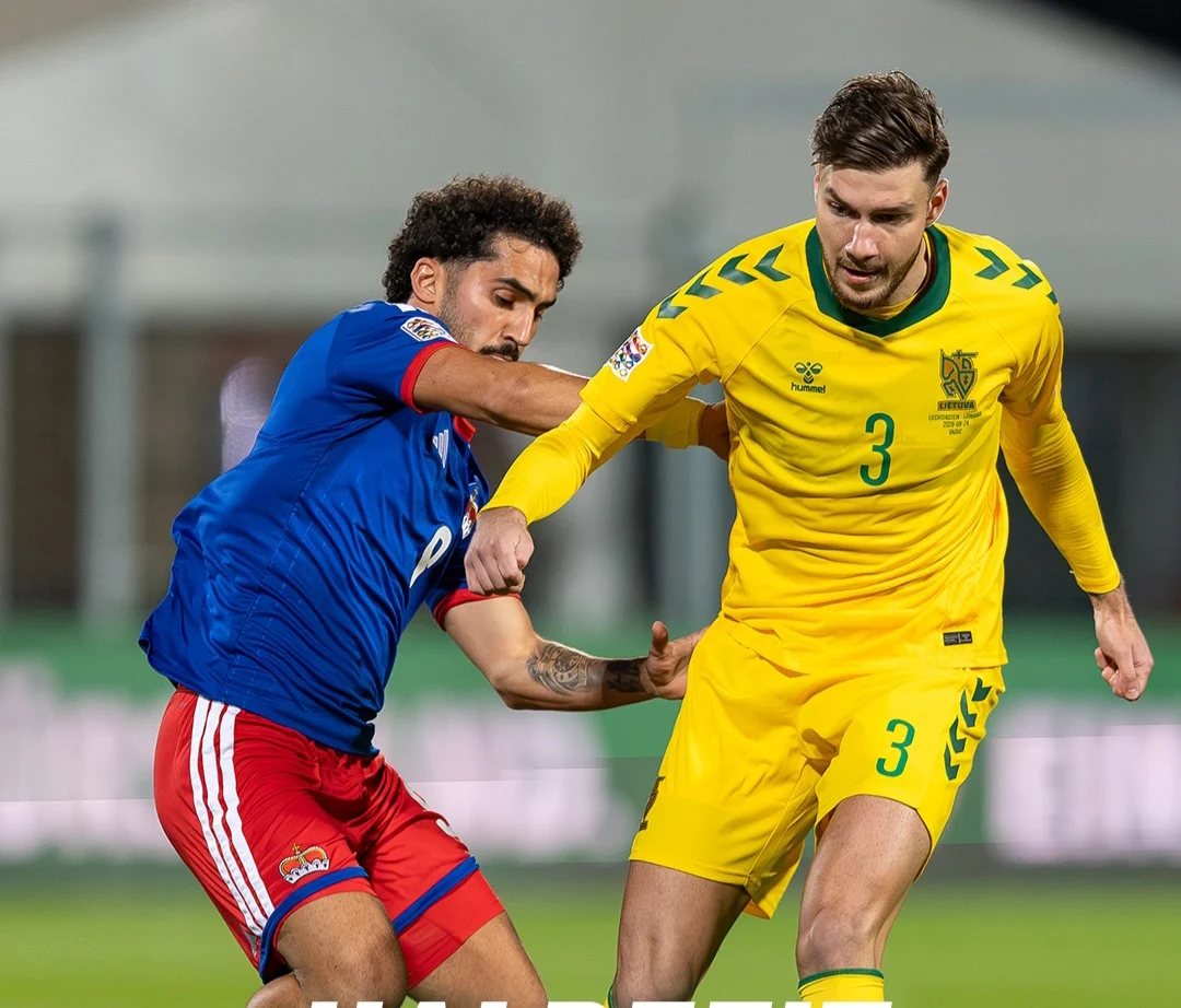 En el comienzo de la UEFA Nations League, Lituania se impuso ante Liechtenstein en Vaduz