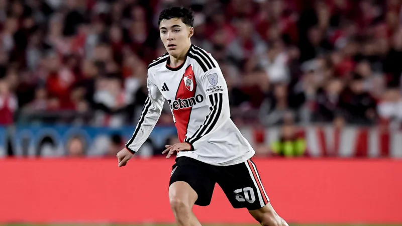Tobías Andrada marcó su primer gol con la camiseta de River