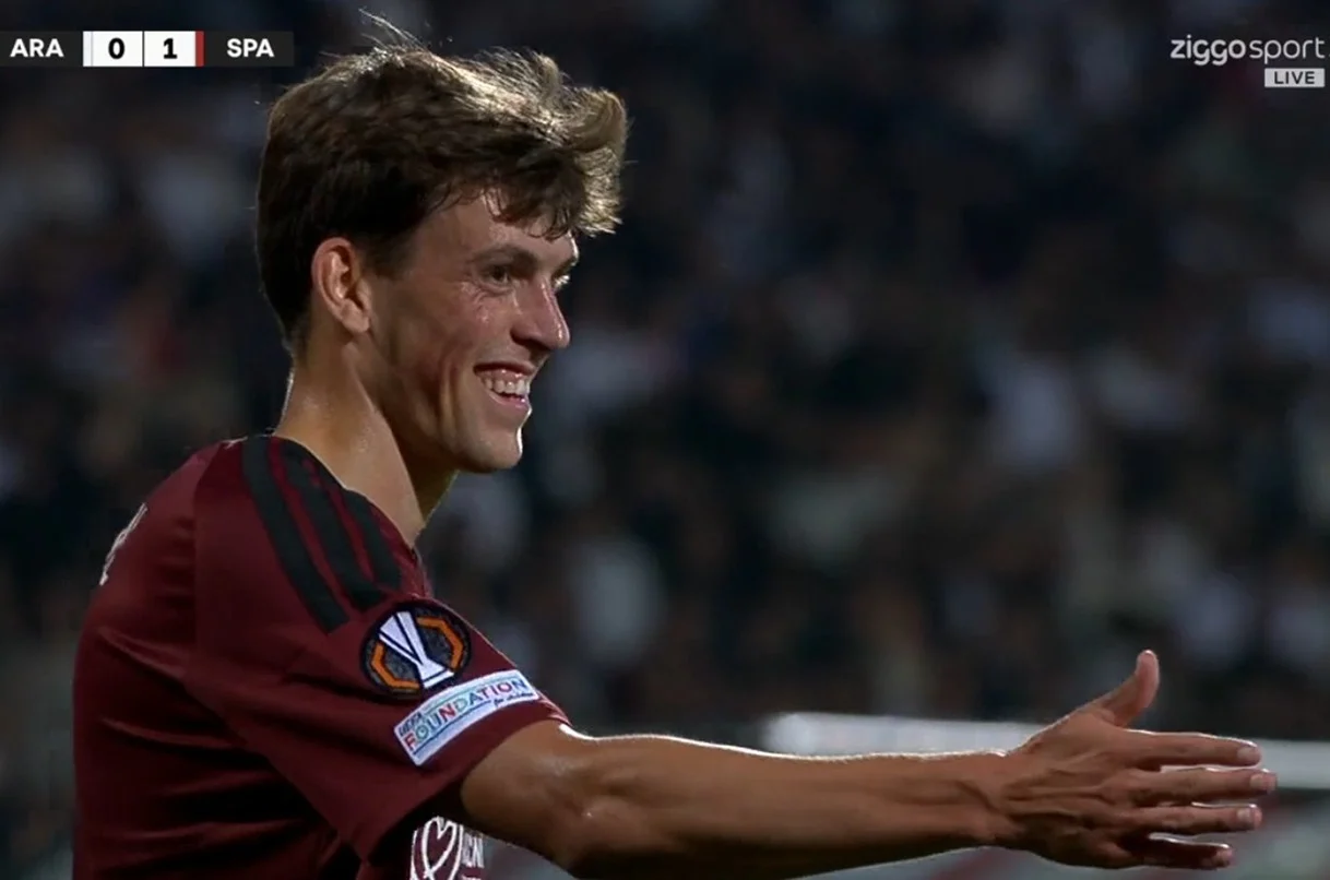 Tobias Guddal marcó el primer gol de la fase regular de Europa League