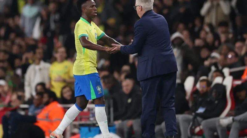Carlo Ancelotti, sobre Vinicius: “No está en su mejor momento pero se merece paciencia»