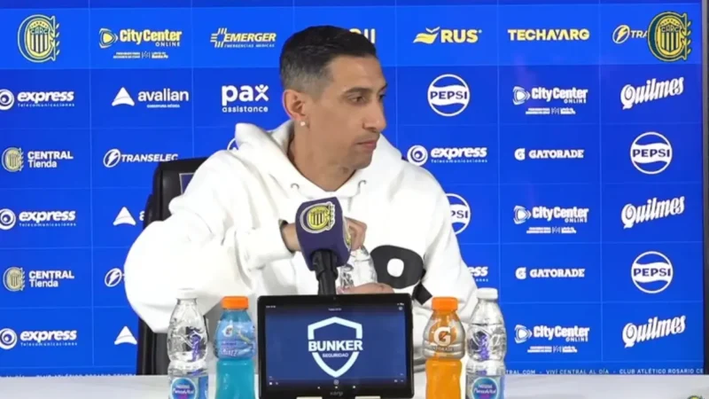 Ángel Di María alivió a todos y no se retira: «Estoy disfrutando del Fútbol Argentino»