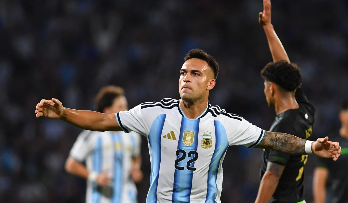 Lautaro Martínez celebró con gol sus 85 partidos con la Selección Argentina