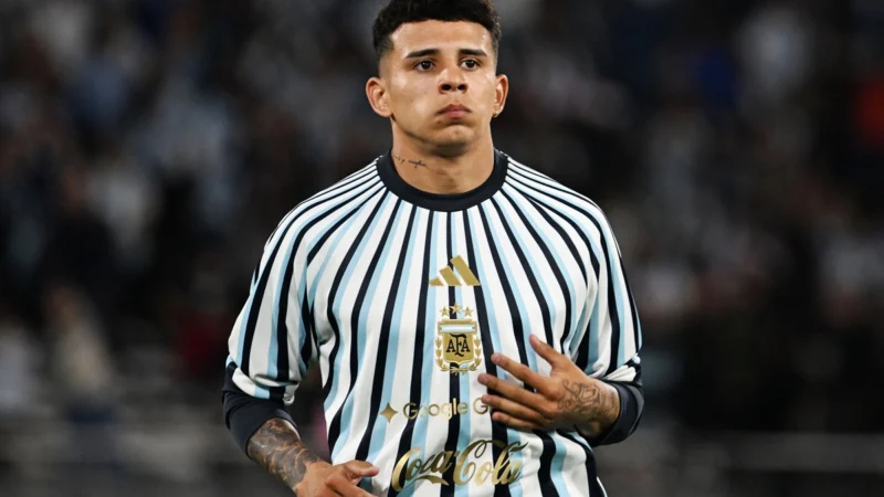 Leonel Flores hizo su debut con la Selección Argentina en el amistoso ante Bolivia