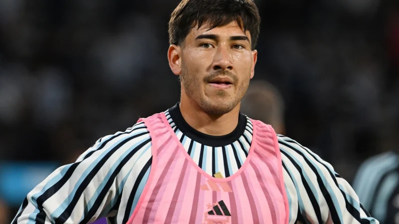 Román Vega hizo su presentación con la Selección Argentina y se sumó a la extensa lista de debutantes del Ciclo Scaloni