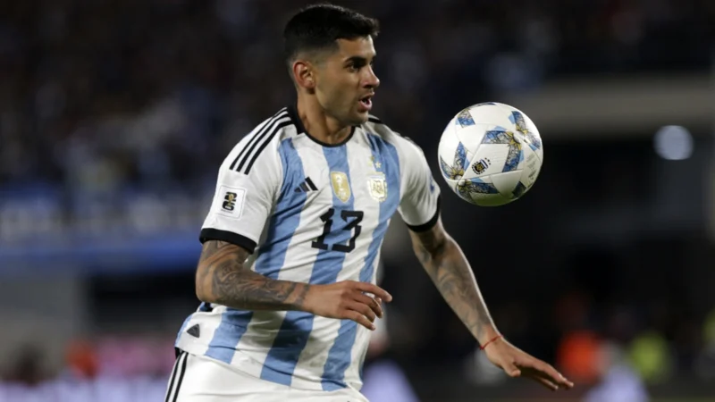 Cuti Romero entró en funciones como nuevo capitán de la Selección Argentina tras el retiro de Lionel Messi