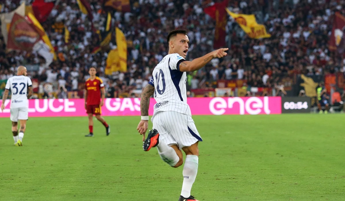 Lautaro Martínez marcó doblete para Inter antes de sumarse a la Selección Argentina