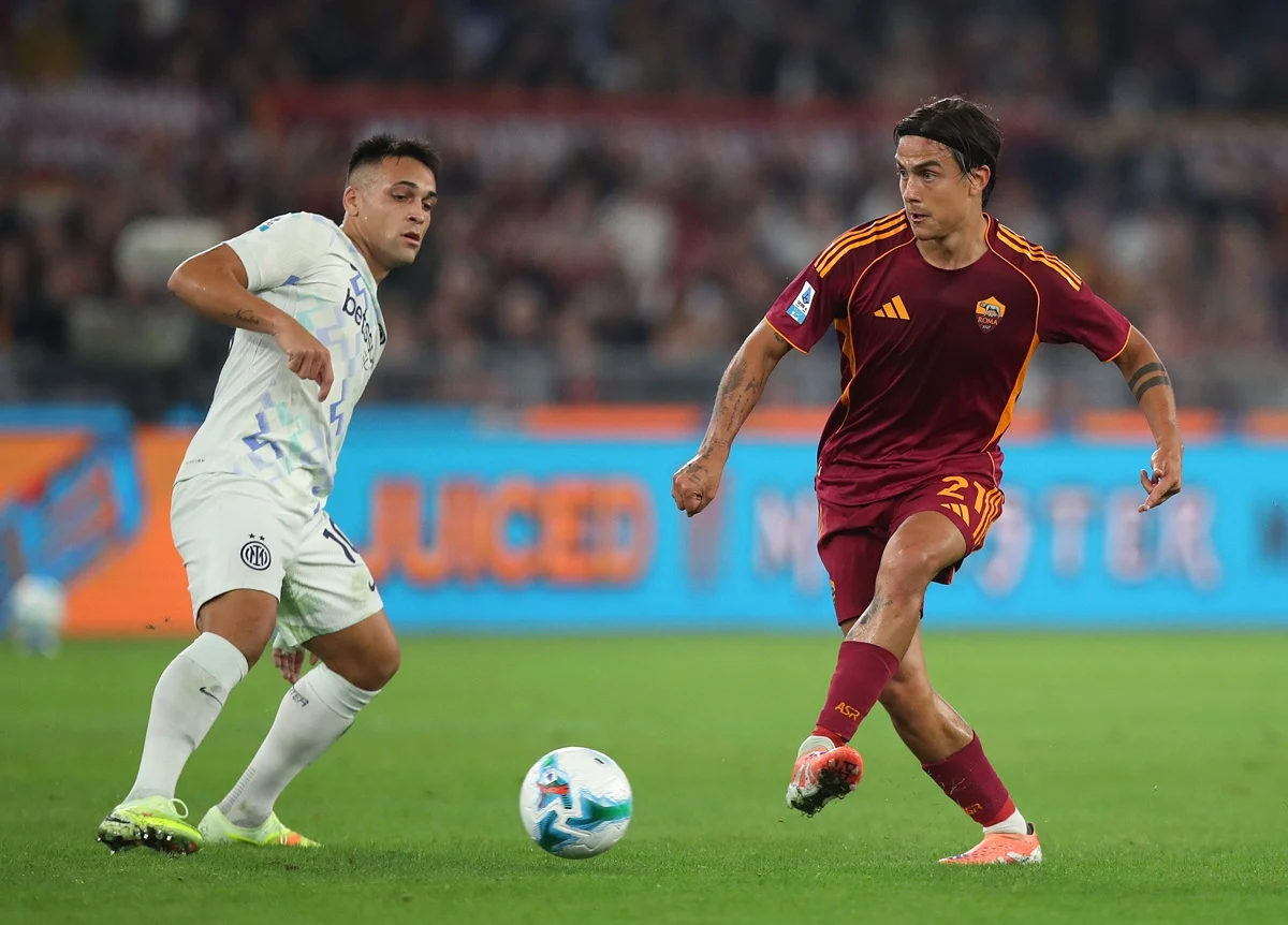 Lautaro Martínez y Paulo Dybala encabezan la legión albiceleste en Inter vs Roma