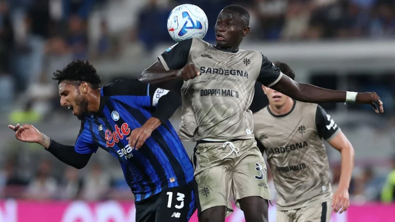 Cagliari le ganó a Atalanta y quedó como escolta de Lazio