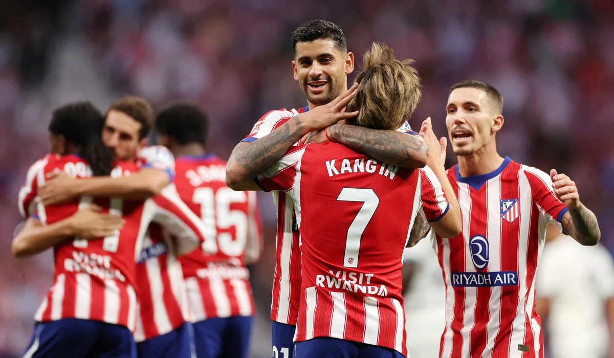Atlético Madrid goleó merecidamente a Osasuna y sin Julián Álvarez