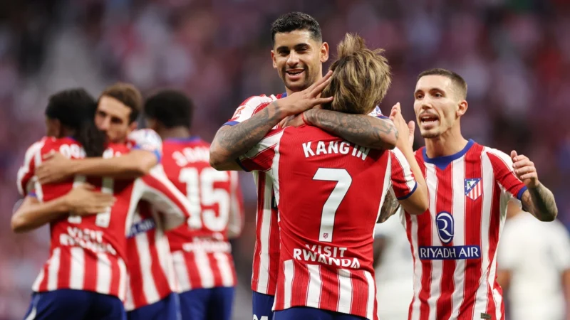 Atlético Madrid goleó merecidamente a Osasuna y sin Julián Álvarez