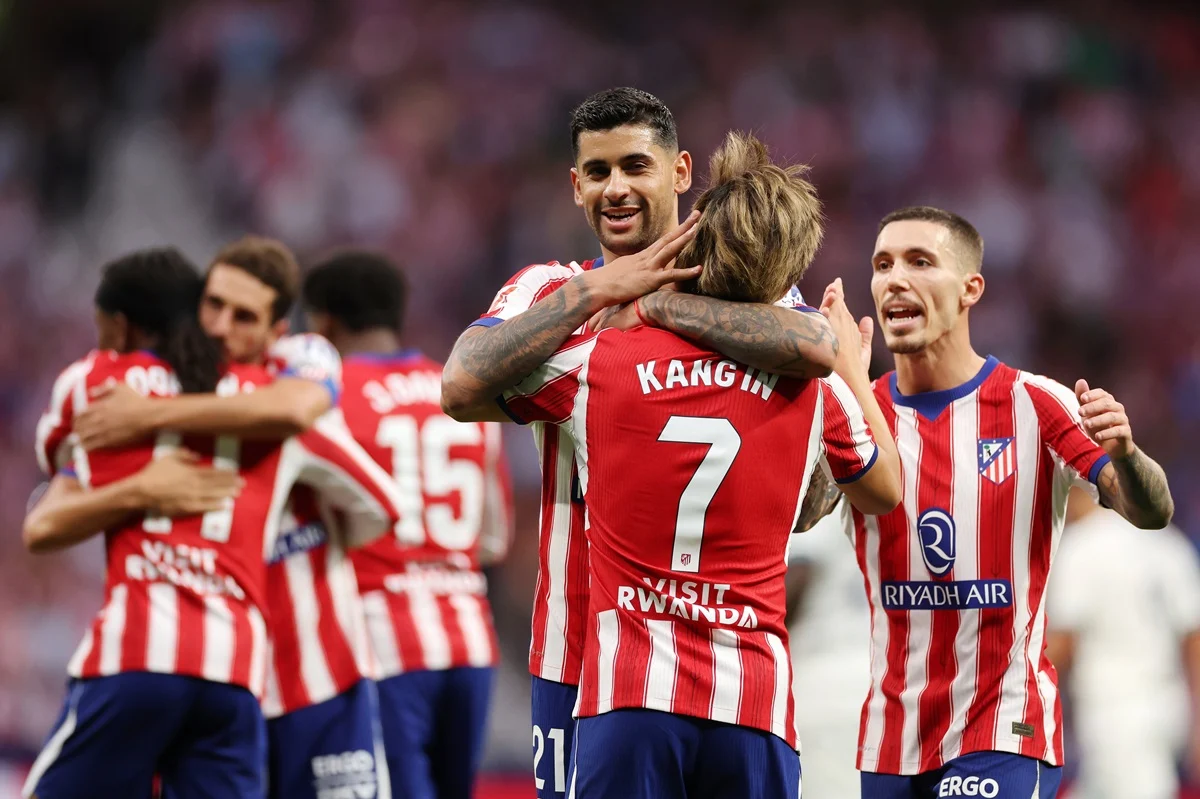 Atlético Madrid goleó merecidamente a Osasuna y sin Julián Álvarez
