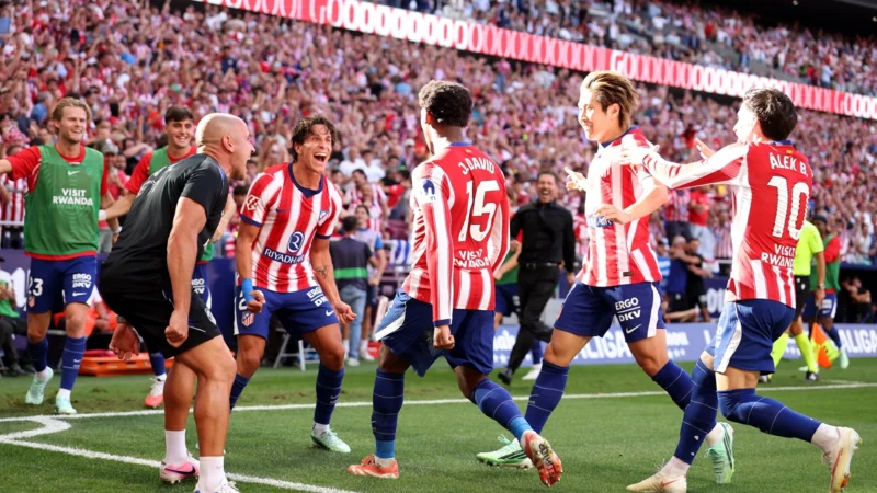 Atlético Madrid ganó el derbi y dejó Real Madrid tercero en la tabla