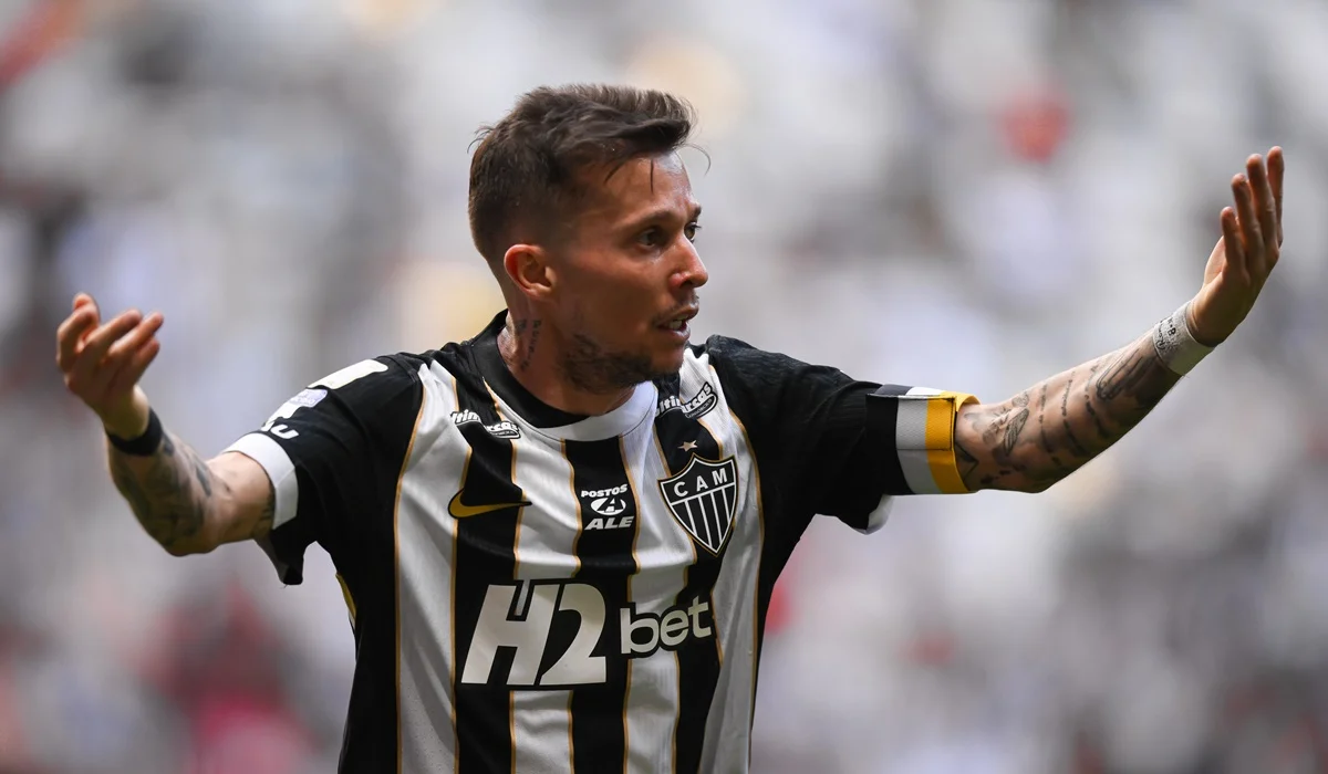 Atlético Mineiro abrió la cuenta ante Santos a los 16 segundos de partido