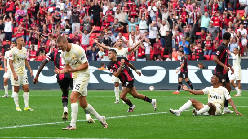 Facundo Medina marcó para Bayer Leverkusen en su primera titularidad en Alemania