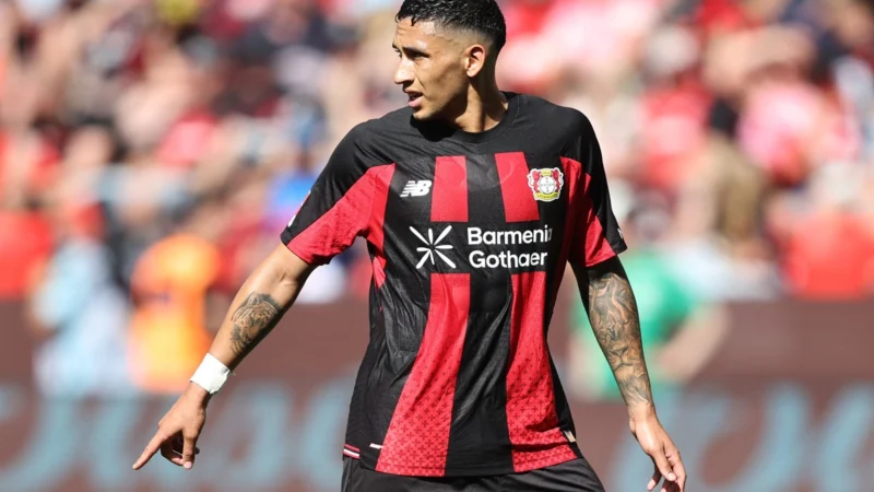 Equi Fernández marcó su primer gol con Bayer Leverkusen y en el Fútbol Europeo