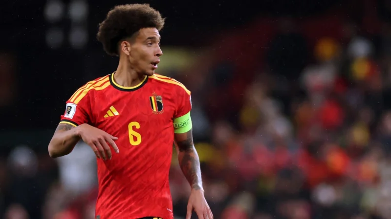 Axel Witsel le puso fin a su carrera con Bélgica