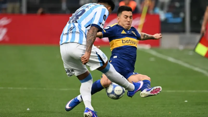 Gastón Lodico metió un golazo olímpico y adelantó a Racing ante Boca en la Copa Argentina