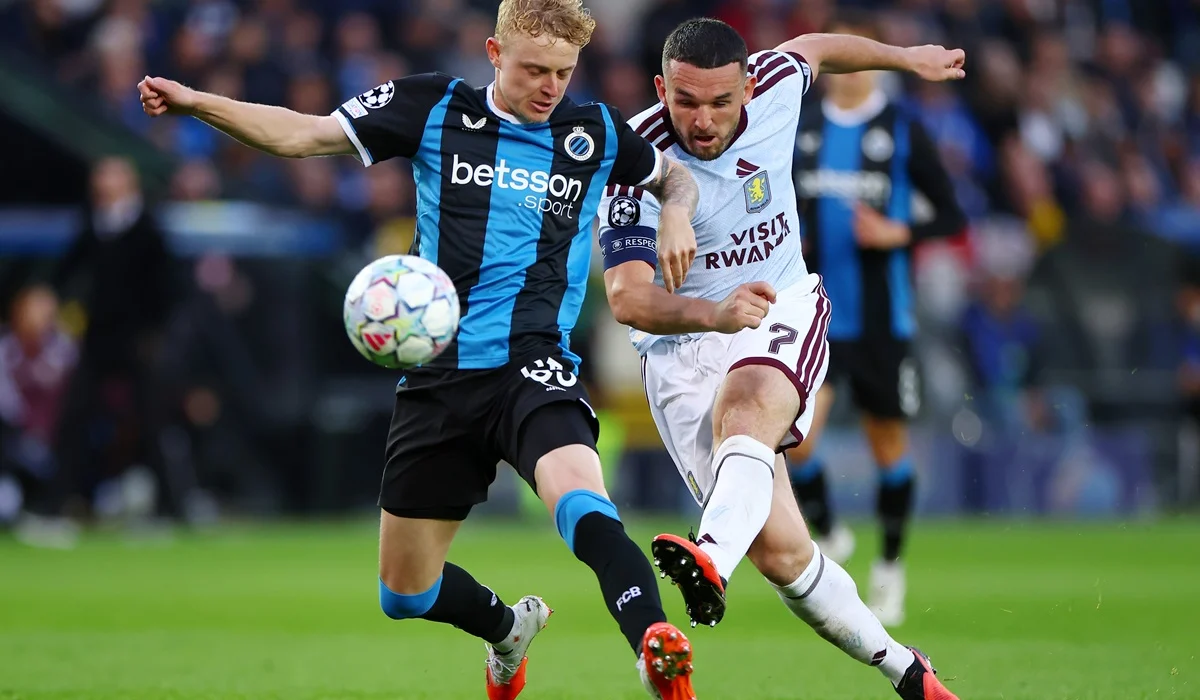 Aston Villa le ganó al Brujas un verdadero partidazo de Champions League