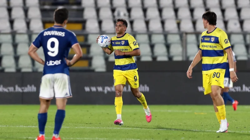 El argentino David Romero marcó su primer gol en Serie A con Parma