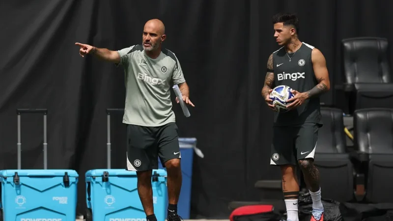Enzo Maresca, sobre Enzo Fernández: «Cuatro o cinco jugadores preguntaban si venía»