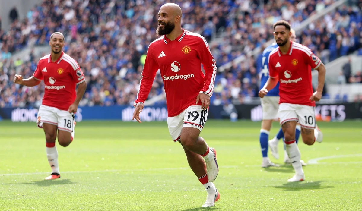 Manchester United quebró a Everton con un golazo de Bryan Mbeumo